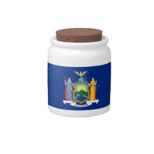 New York: The Empire State, Home Big Apple Flag Candy Jar