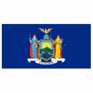 New York: The Empire State, Home Big Apple Flag Cutout