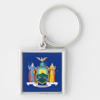 New York: The Empire State, Home Big Apple Flag Keychain