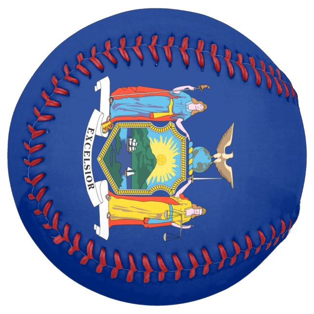 New York: The Empire State, Home Big Apple Flag Softball (Front Left)