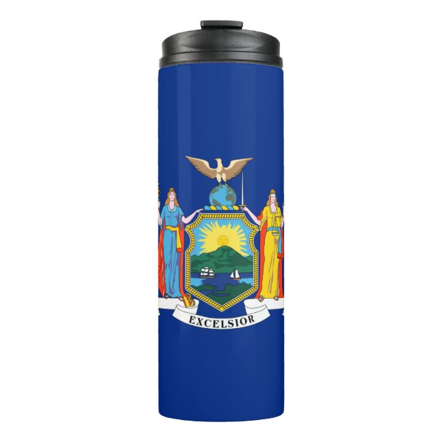 New York: The Empire State, Home Big Apple Flag Thermal Tumbler (Front)