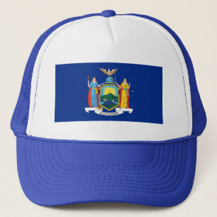 New York: The Empire State, Home Big Apple Flag Trucker Hat