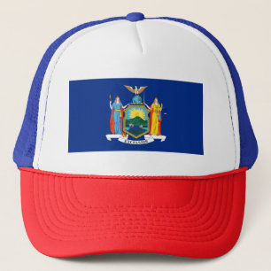 New York: The Empire State, Home Big Apple Flag Trucker Hat