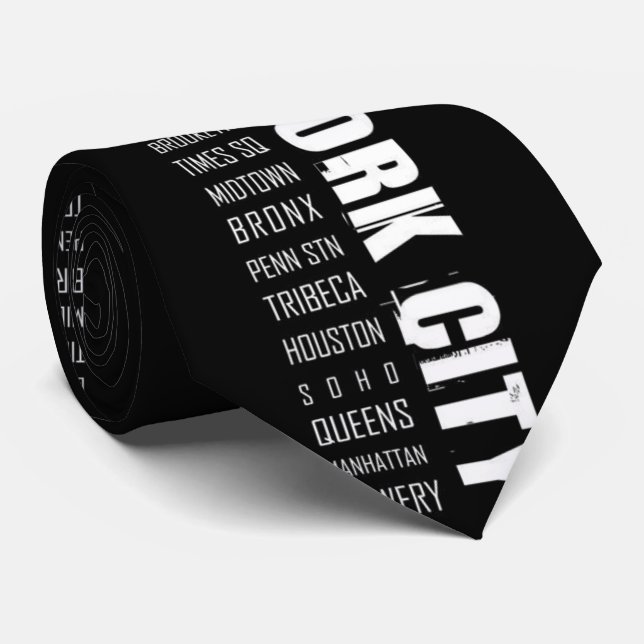 New York Tie (Rolled)