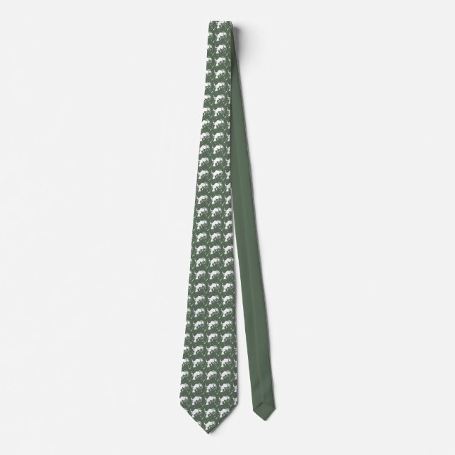 New York Tie NYC Bull Statue Souvenir Necktie (Front)