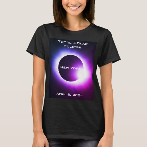 NEW YORK Total solar eclipse April 8 2024 T_Shirt