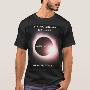 NEW YORK Total solar eclipse April 8, 2024 T-Shirt
