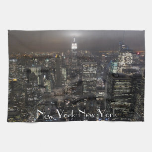 New York Towel Personalized NYC Souvenir Tea Towel