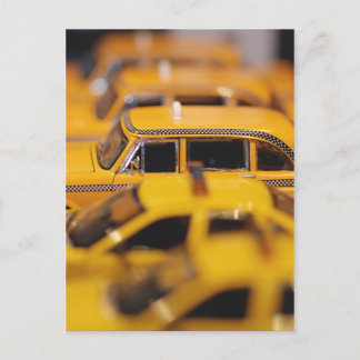 New York Toy Taxis Postcard