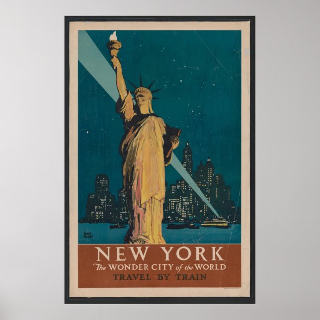 New York Travel Poster (Front)