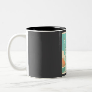 New York Travel  Two-Tone Coffee Mug