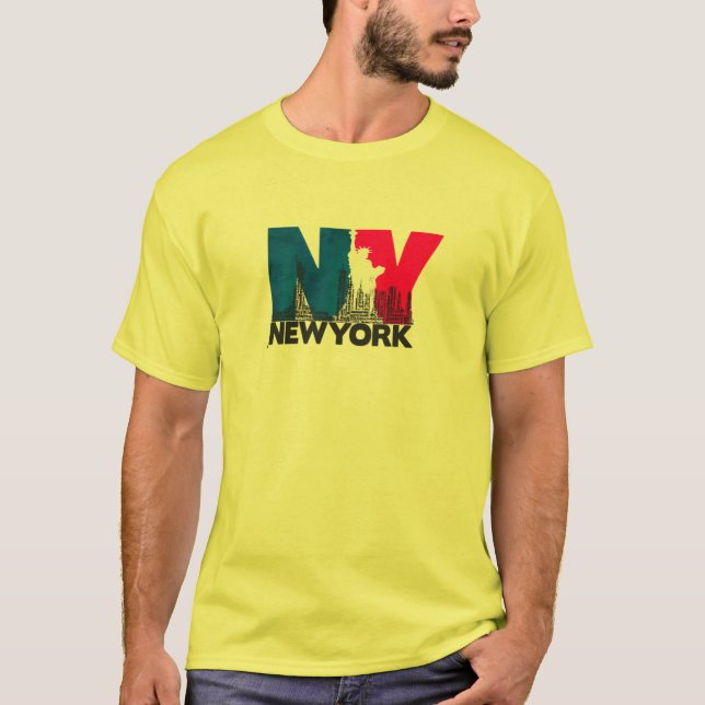 New York Typographical T-Shirt (Front)