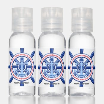 New York  United States  Customizable  Sea Travel Hand Sanitizer by DigitalSolutions2u at Zazzle