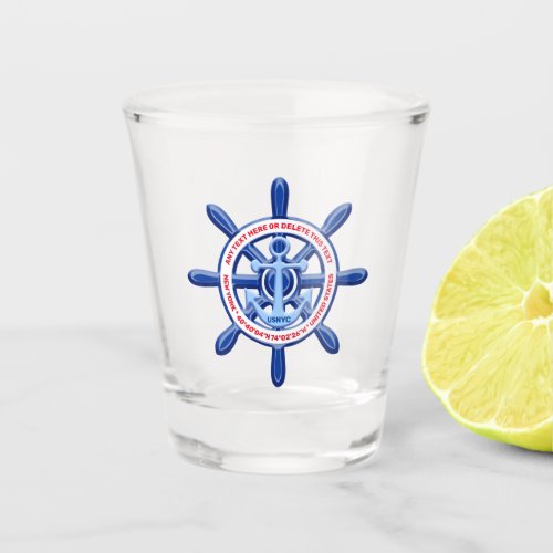 New York United States Customizable Sea Travel Shot Glass