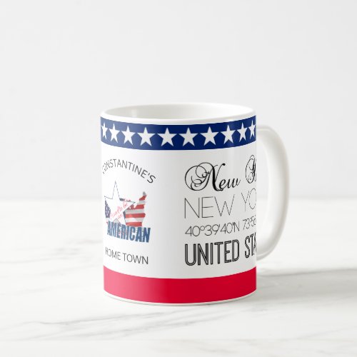 New York United States elegant Coffee Mug