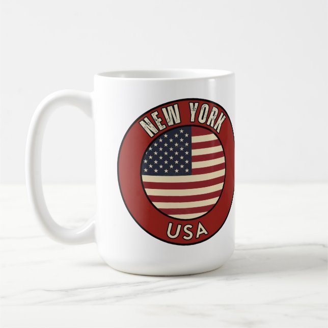 New York United States of America Coffee Mug (Left)