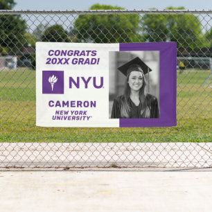 New York University Congrats Grad Banner