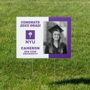 New York University Congrats Grad Sign