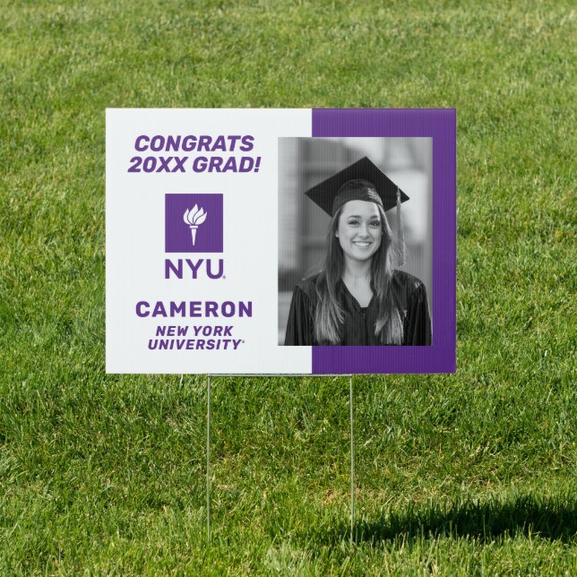 New York University | Congrats Grad Sign (Insitu)
