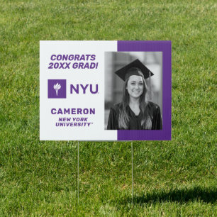 New York University Congrats Grad Sign