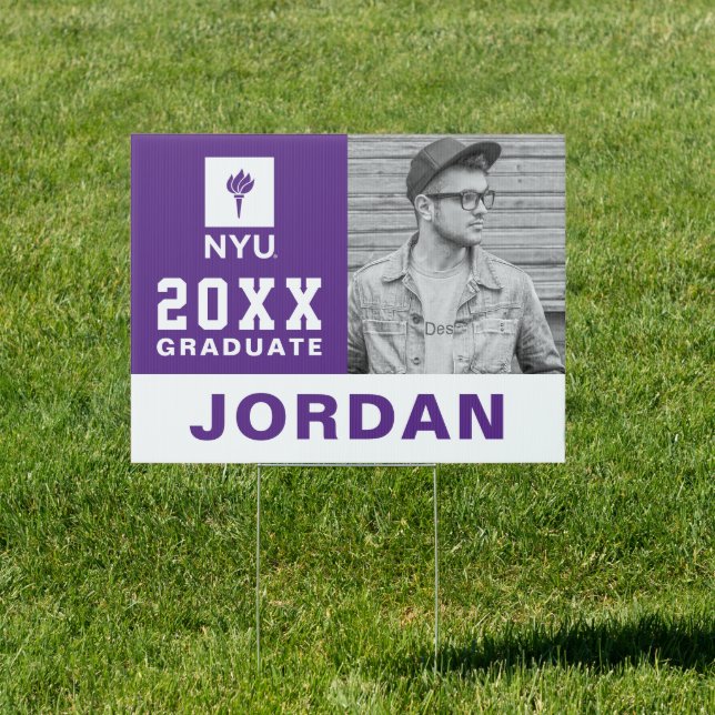 New York University Graduate Sign (Insitu)