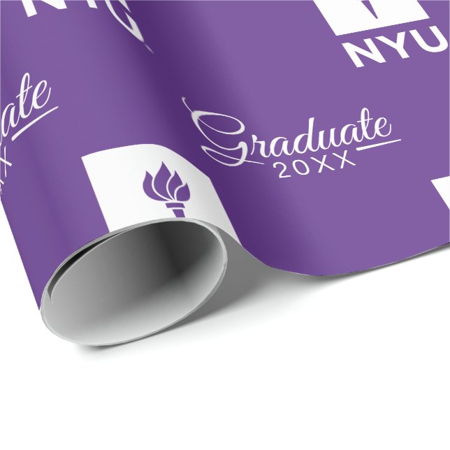 New York University Graduate Wrapping Paper (Roll Corner)