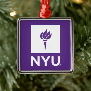 New York University Metal Ornament