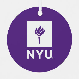 New York University Metal Ornament