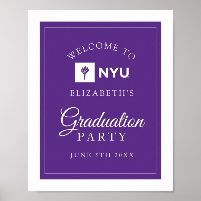 New York University Poster (Front)