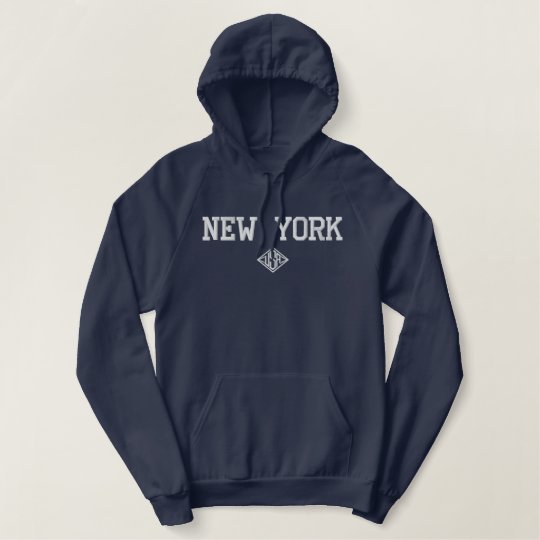 New York USA Embroidered Hoodie | Zazzle.com