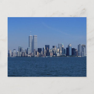 New York, USA. Skyline of downtown Manhattan Postcard