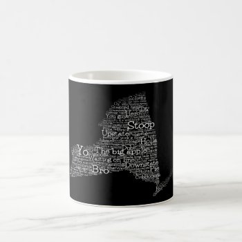 New York Usa Slang Word Art Map  Coffee Mug by LifeOfRileyDesign at Zazzle