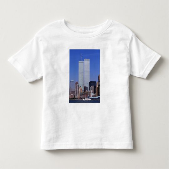 New York, USA. Twin towers of the famous World Toddler T-shirt