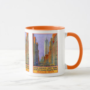 New York USA Vintage Travel mugs