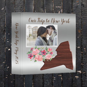 New York Vacation Photo Scrapbook Album 3 Ring Binder