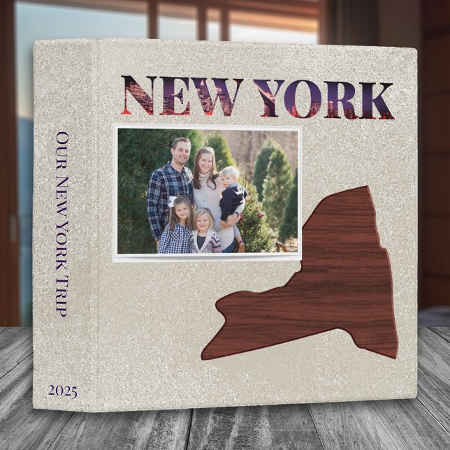 New York Vacation Photo Scrapbook Album 3 Ring Binder (Creator Uploaded)