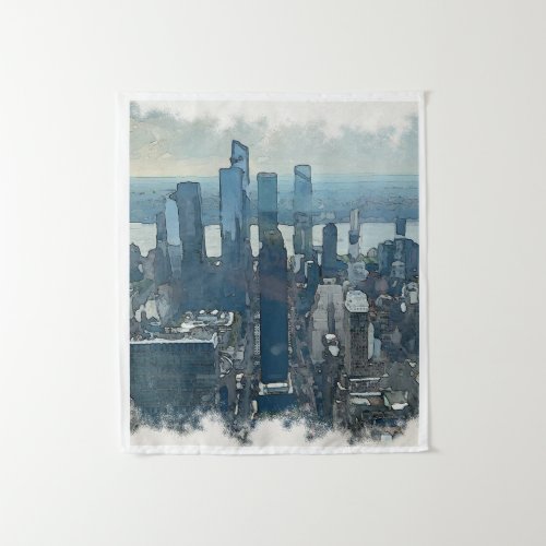 New York View Tapestry