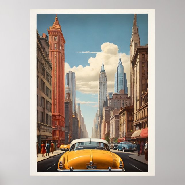 New York vintage poster (Front)