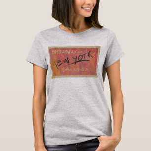 New York Vintage retro broadway time square T-Shirt