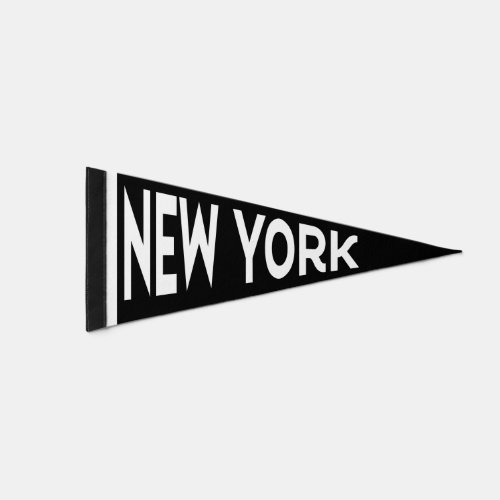 New York Vintage Sports Pennant Flag