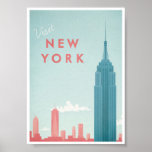 New York Vintage Travel Poster at Zazzle