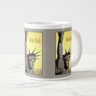 New York Vintage Travel Poster mugs