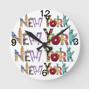 New York Wall Clock