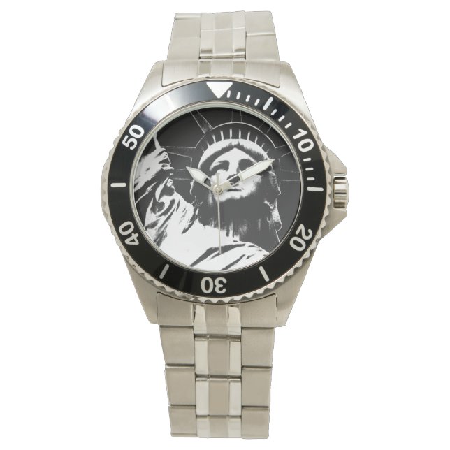 New York Watch Statue of Liberty NYC Wristwatch (Front)