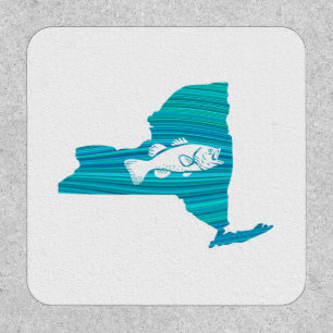 New York Wave Fishing Patch