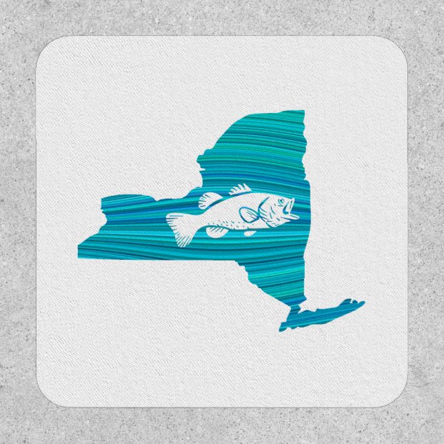 New York Wave Fishing Patch (Front)