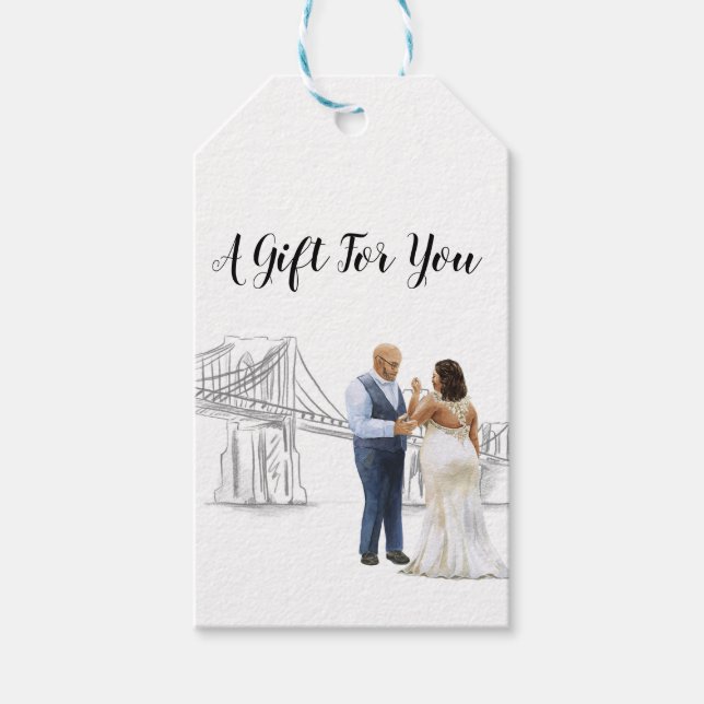 New York Wedding Gift Tag (Front)
