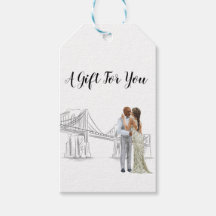 New York Wedding Gift Tag