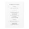 New York Wedding Welcome Letter & Itinerary
