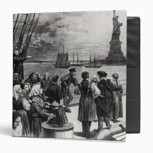 New York - Welcome to the land of freedom 3 Ring Binder